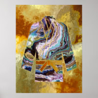 Poster de artes marciales Karate Judo Keikogi Art
