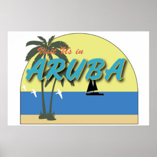 Póster Poster de Aruba
