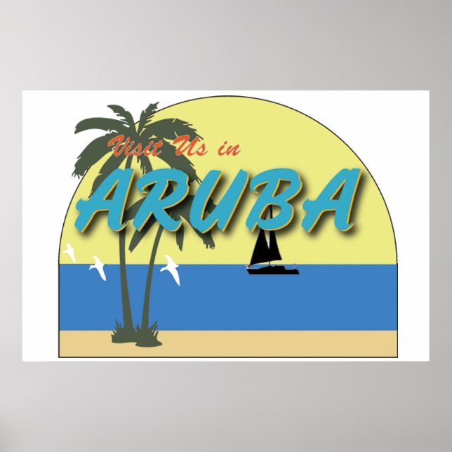 Póster Poster de Aruba (Frente)
