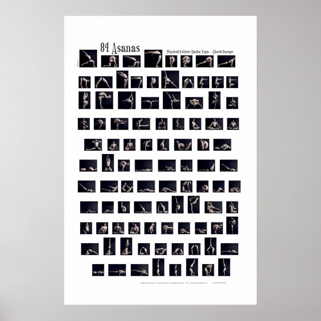 Póster poster de Asanas (Frente)