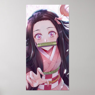 Póster Poster de asesinos del demonio Nezuko