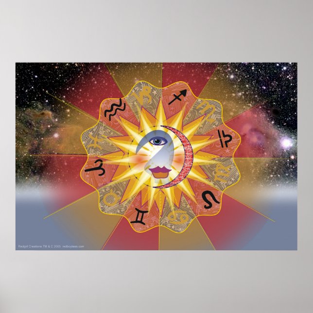 Póster Poster de astrología (Frente)