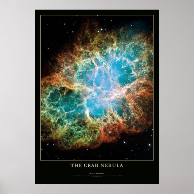 Póster Poster de Astronomía y Ciencia de Canab Nebula (Frente)