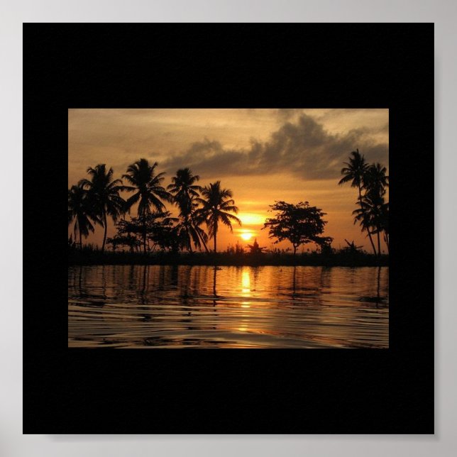 Póster Poster de atardecer (Frente)