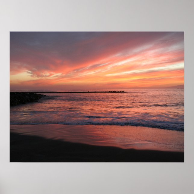 Póster Poster de atardecer (Frente)