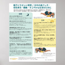 Poster de Atención Fisiológica Infantil (japonés)