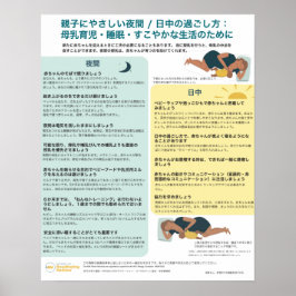 Póster Poster de Atención Fisiológica Infantil (japonés)