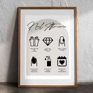 Póster Poster de atención posterior a la cárcel de Salon 