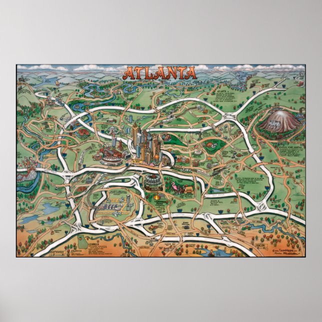 Póster Poster de Atlanta (Frente)