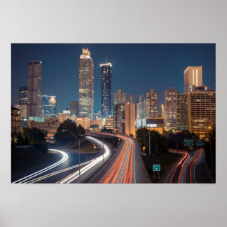 Póster Poster de Atlanta SkyLine