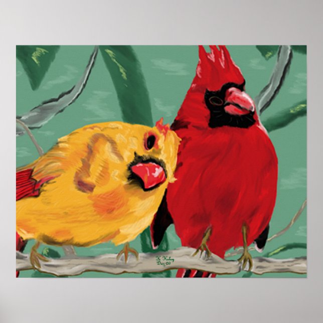 Póster Poster de atracción cardinal (Frente)