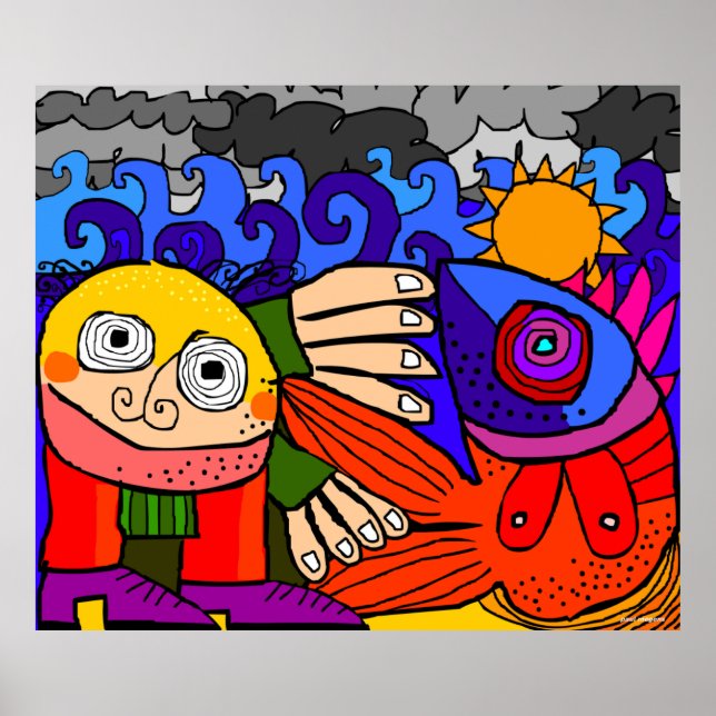 Póster poster de 'atrapar a una sirena' (Frente)