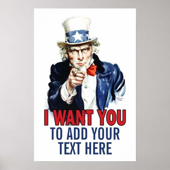 Póster Poster de aula: agregue su texto aquí (Frente)