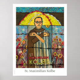 Póster Poster de aula católica de St. Maximilian Kolbe