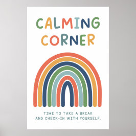 Póster Poster de aula de Calming Corner