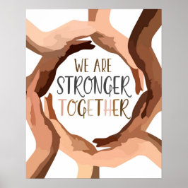 Póster Poster de aula de diversidad