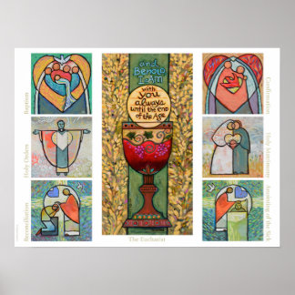Póster Poster de Aula de Sacramentos Católicos