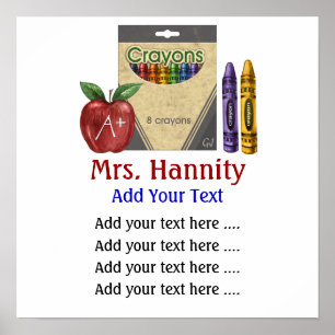 Póster Poster de aula escolar Lg. por SRF