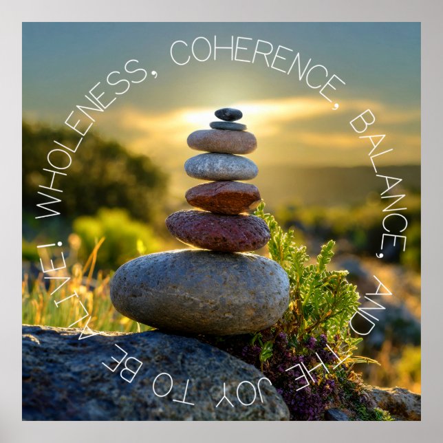 Póster Poster de aumento de balance (Frente)