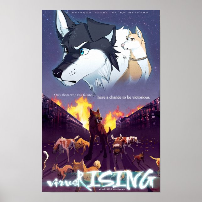 Póster poster de aumento de virus (Frente)