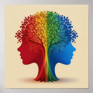 Póster Poster de autismo