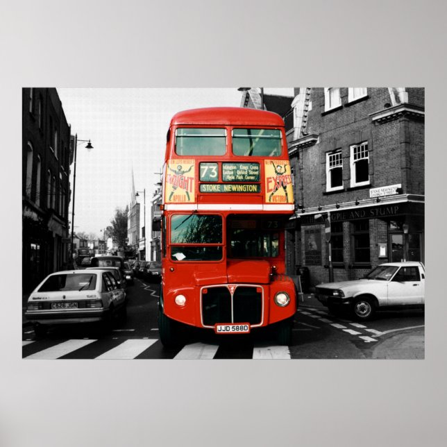 Póster Poster de autobús 2 de Londres (Frente)
