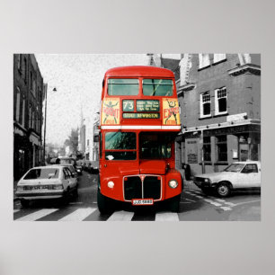 Póster Poster de autobús 3 de Londres