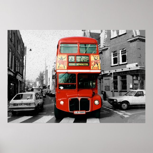 Póster Poster de autobús 3 de Londres (Frente)