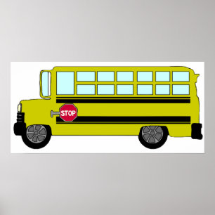 Póster Poster de Autobús Verde