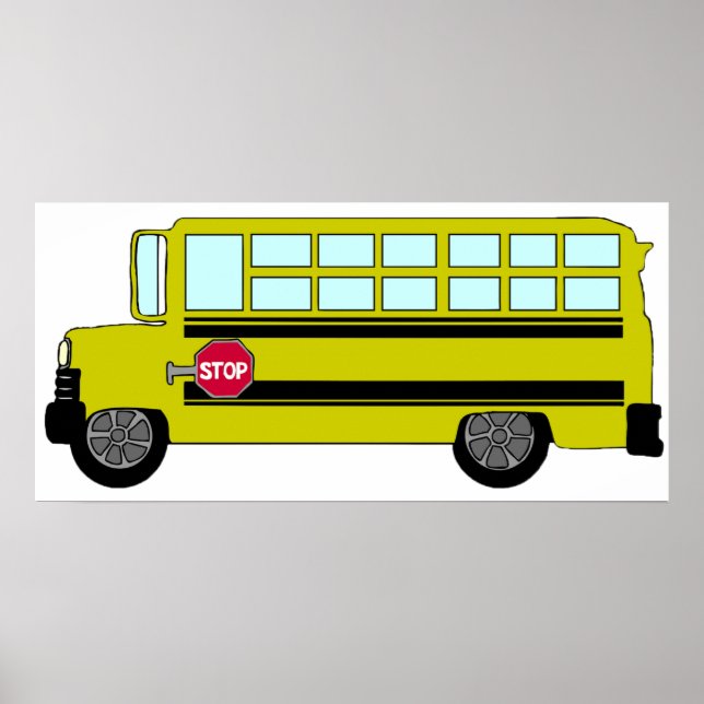 Póster Poster de Autobús Verde (Frente)