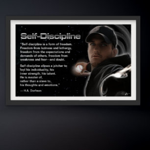 Póster Poster de autodisciplina