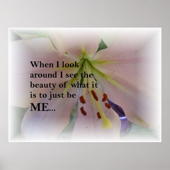 Póster Poster de autoestima (Frente)