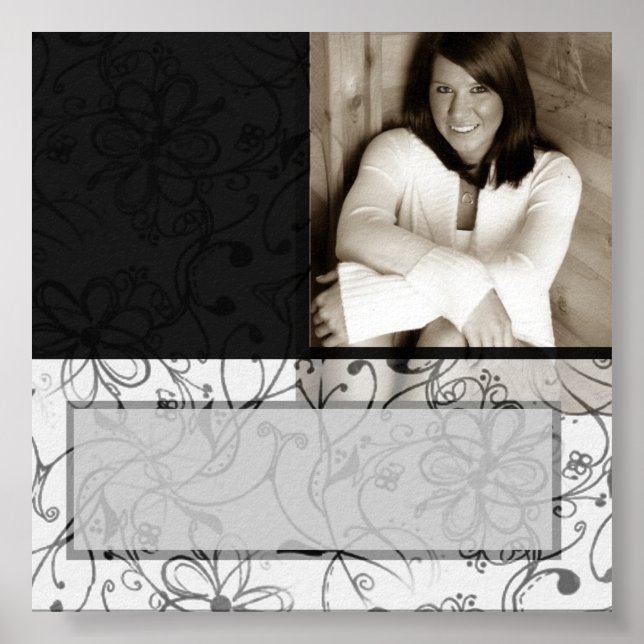 Póster Poster de autógrafos de personalizable de desplaza (Frente)