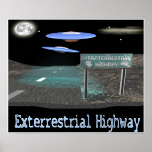Póster poster de autopistas externas