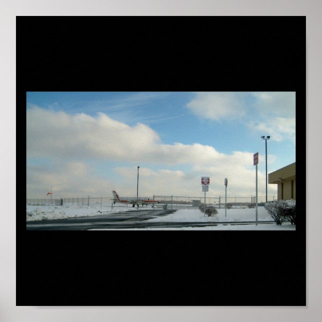 Póster Poster de avión/aeropuerto (Frente)