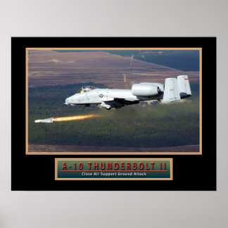 Póster Poster de Aviones Militares "Tornillo de cañón A-1