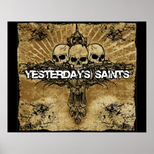 Póster Poster de ayer del logotipo de los santos