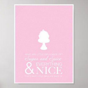 Póster Poster de azúcar y especias