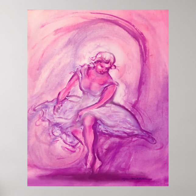 Póster Poster de bailarina (Frente)