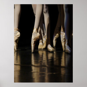 Póster Poster de bailarinas de ballet
