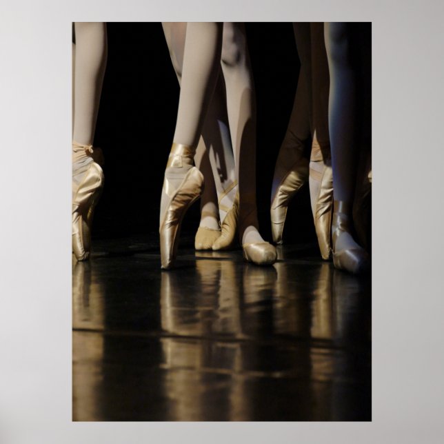 Póster Poster de bailarinas de ballet (Frente)