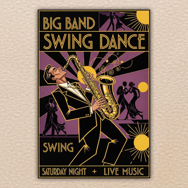Póster Poster de baile de remo de los años 40 (Subido por el creador)