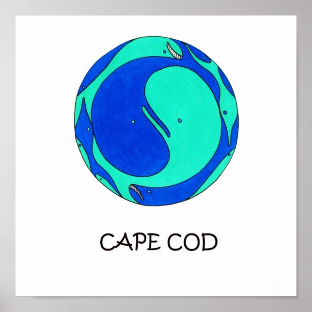 Póster Poster de ballenas (Frente)