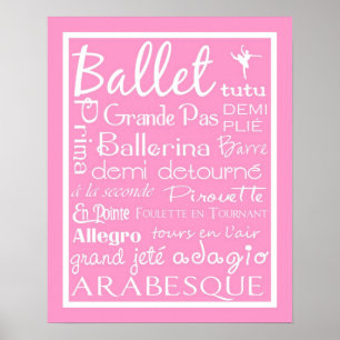 Póster Poster de ballet