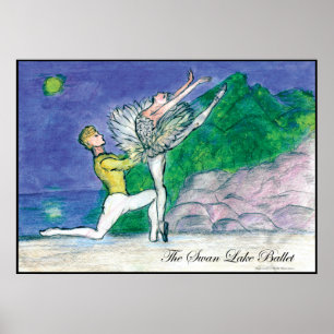 Póster Poster de ballet Swanlake 2009 por Latidaballet