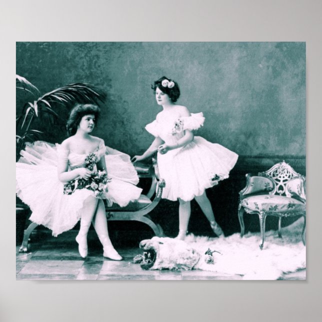 Póster Poster de ballet victoriano (Frente)