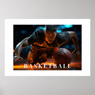 Póster Poster de baloncesto