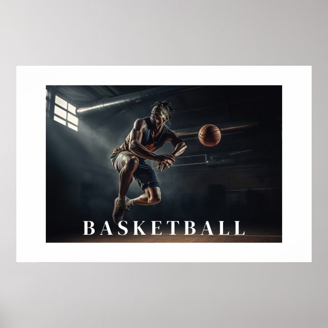 Póster Poster de baloncesto (Frente)