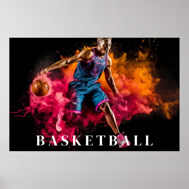Póster Poster de baloncesto (Frente)
