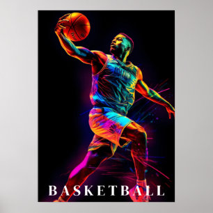 Póster Poster de baloncesto